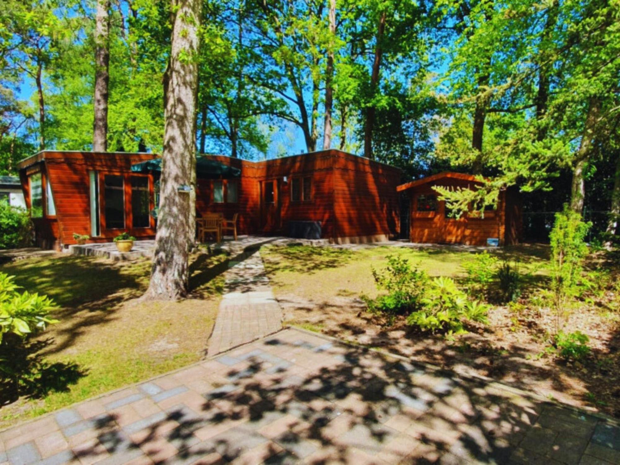 Wooden Nature Chalet - Dennenrhode Doornspijk Villa Luaran gambar